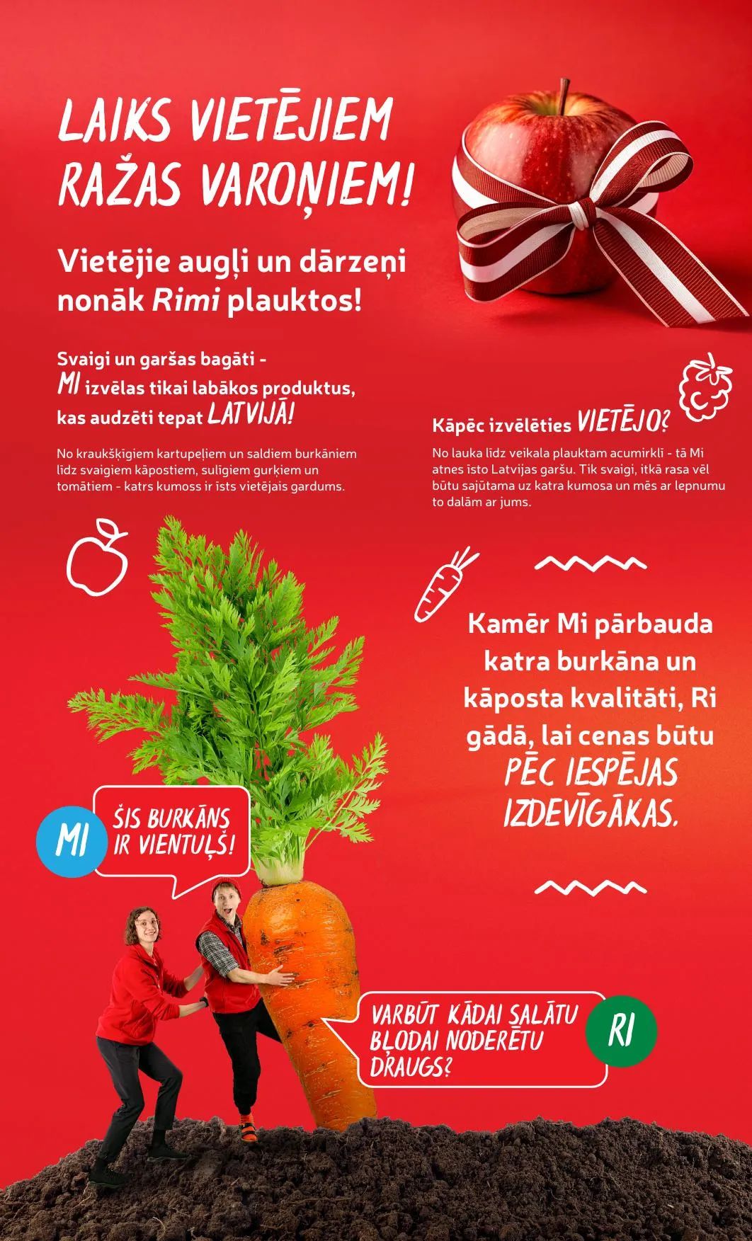 Jaunākais Rimi akciju buklets, kurā redzamas pašreizējās atlaides un īpašie piedāvājumi.