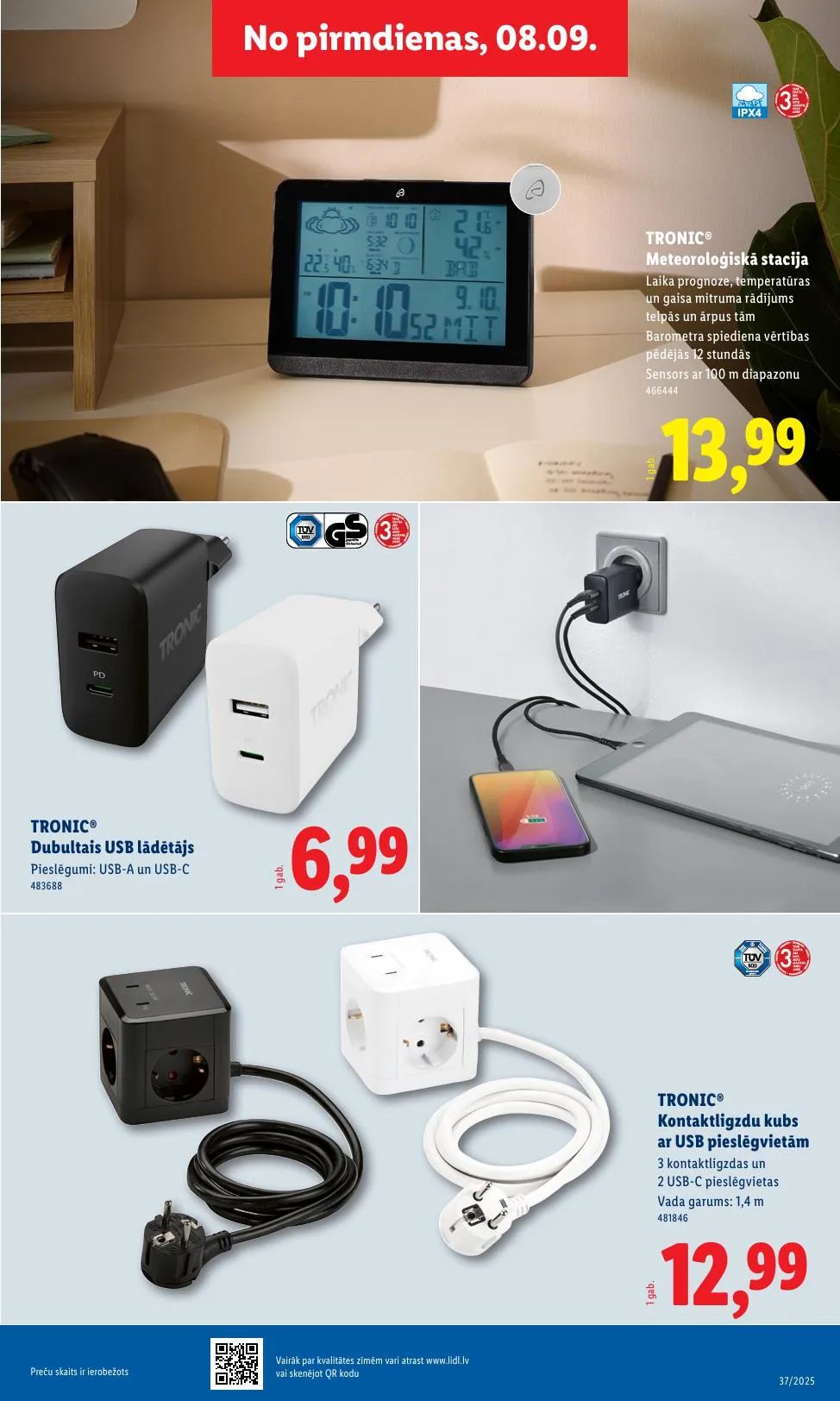 Jaunākais Lidl akciju buklets, kurā redzamas pašreizējās atlaides un īpašie piedāvājumi.