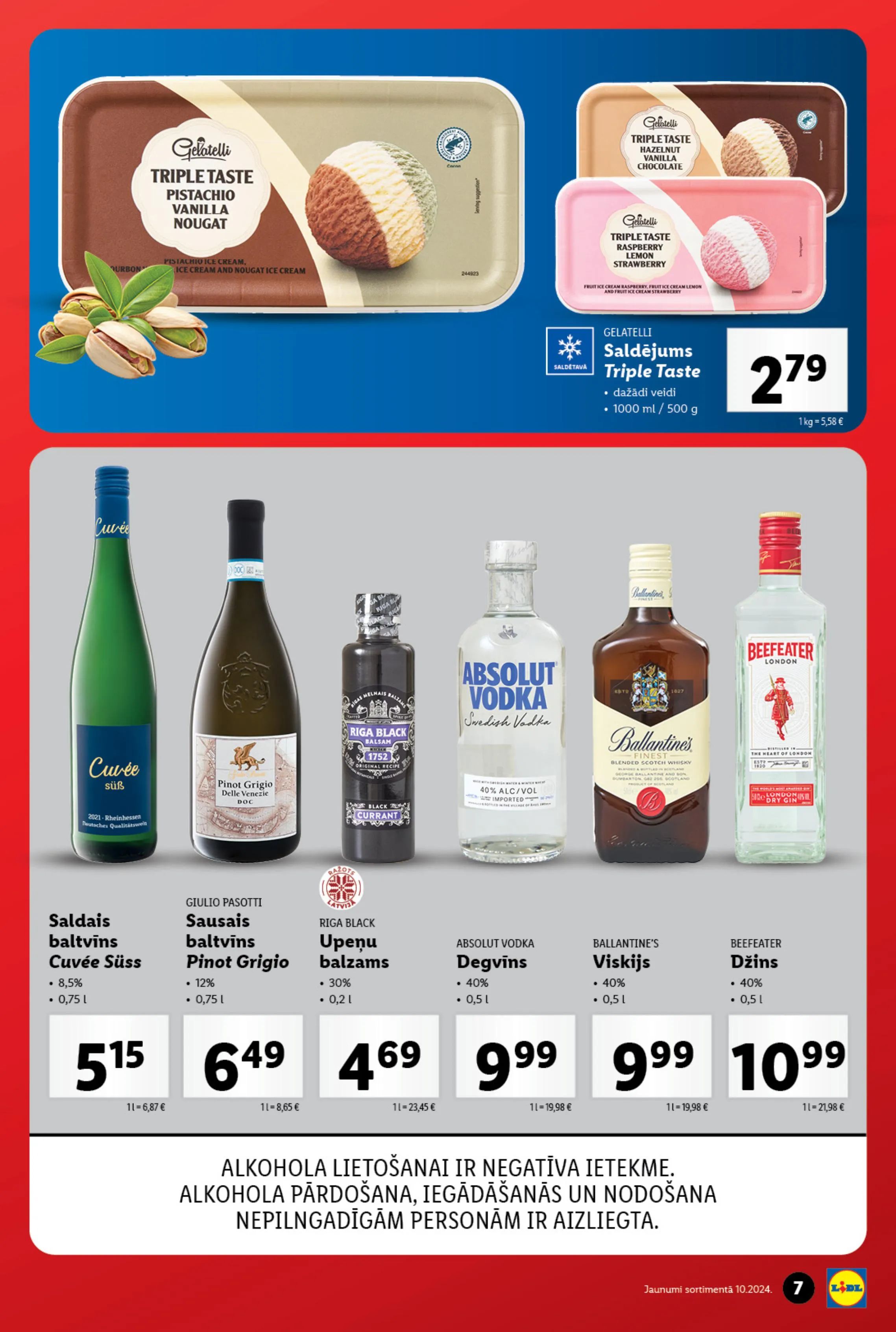 Jaunākais Lidl akciju buklets ar jaunumiem pastāvīgajā sortimentā.