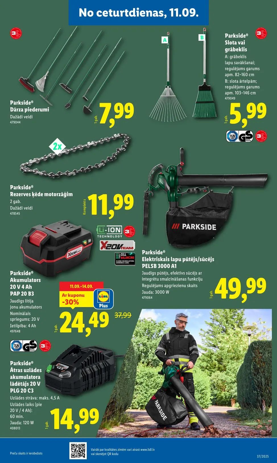 Jaunākais Lidl akciju buklets, kurā redzamas pašreizējās atlaides un īpašie piedāvājumi.