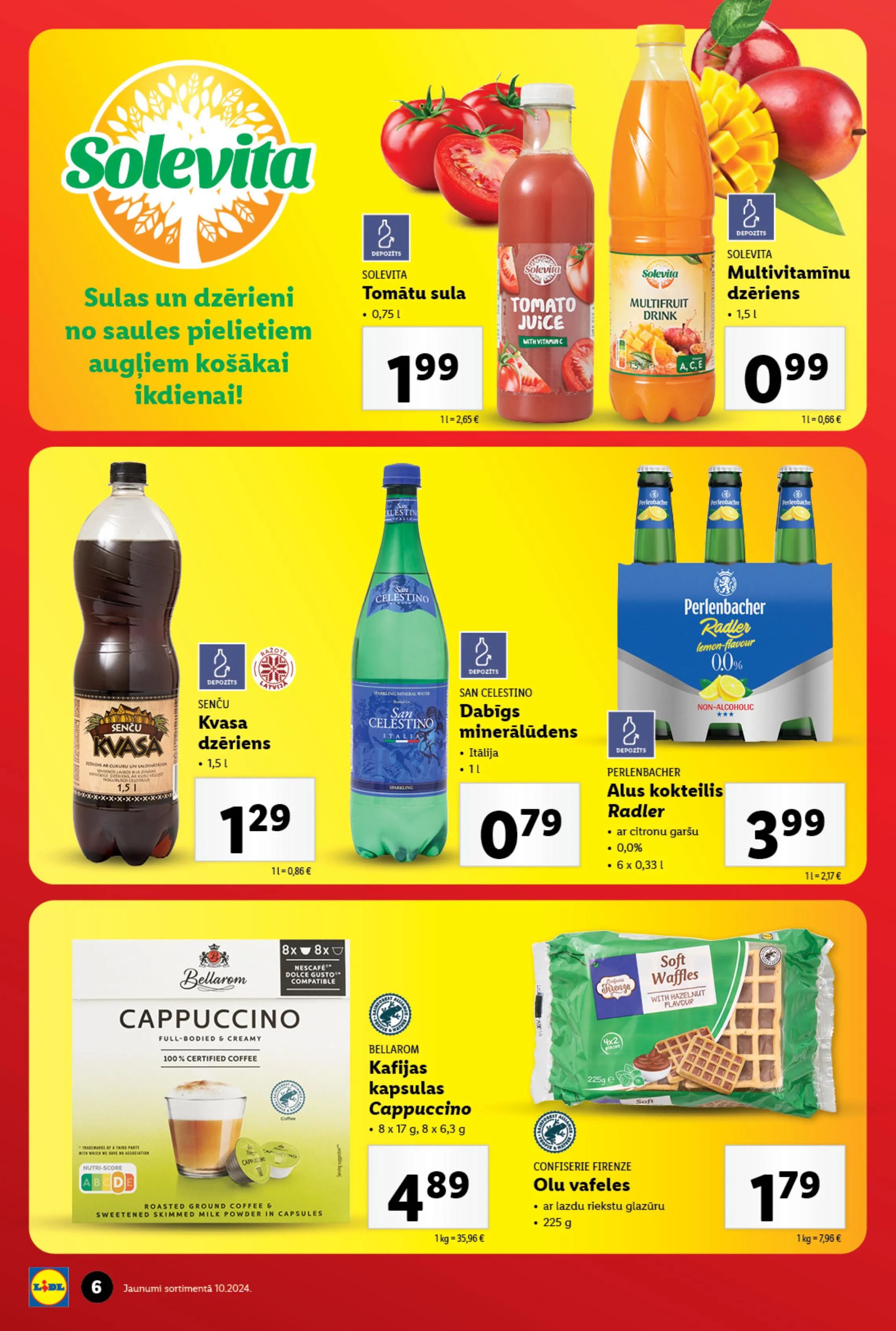 Jaunākais Lidl akciju buklets ar jaunumiem pastāvīgajā sortimentā.