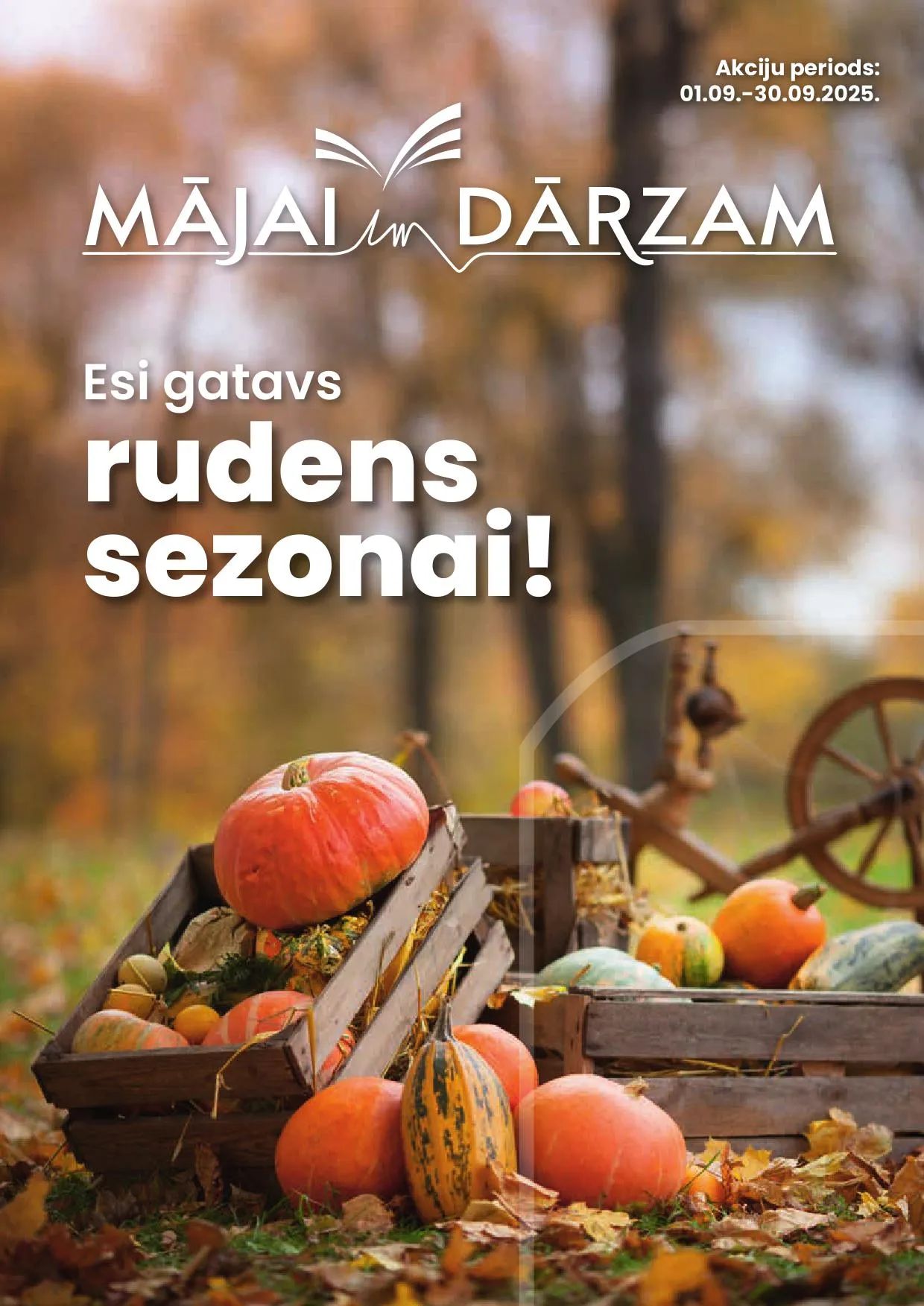 Jaunākais Mājai un Dārzam akciju buklets, kurā redzamas pašreizējās atlaides un īpašie piedāvājumi mājas un dārzam.