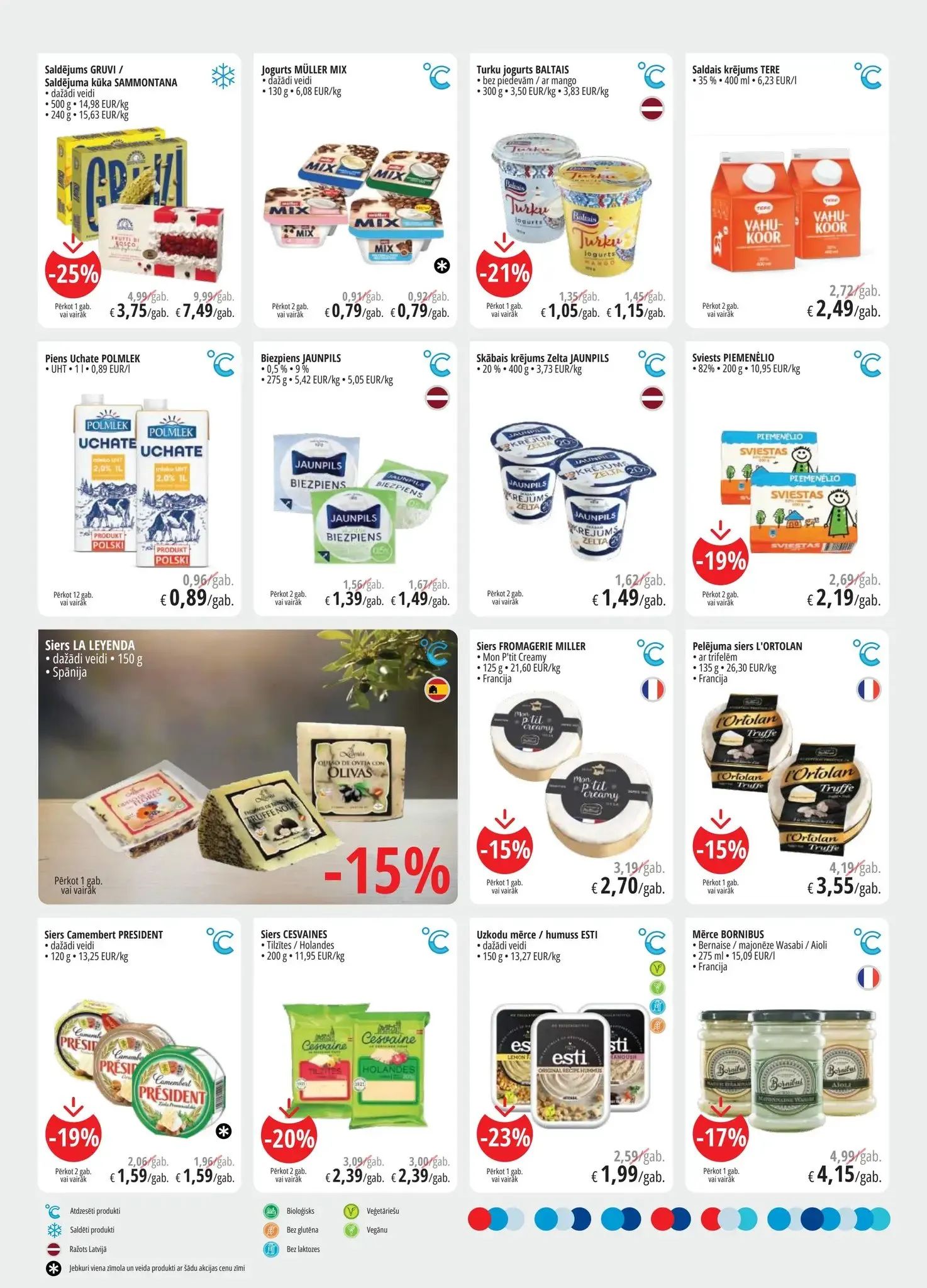 Jaunākais PROMO Cash&Carry akciju buklets, kurā redzamas pašreizējās atlaides un īpašie piedāvājumi.