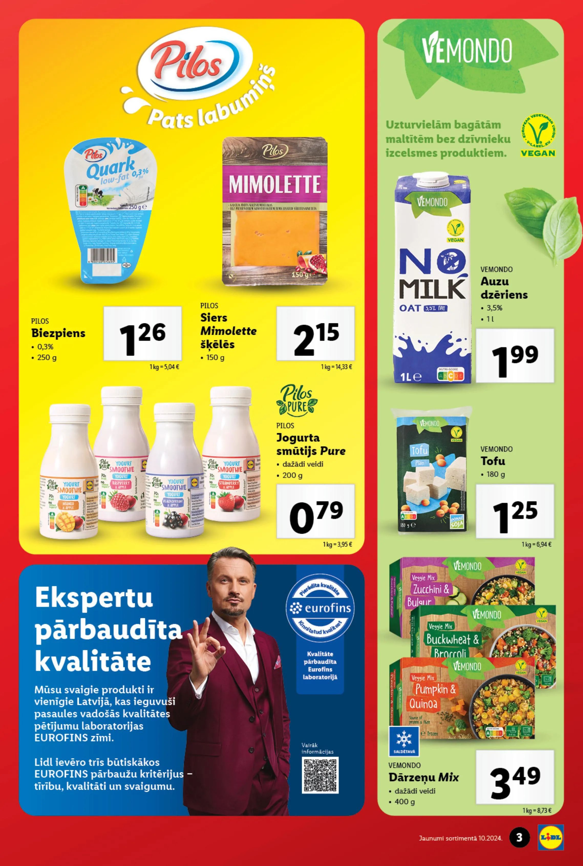 Jaunākais Lidl akciju buklets ar jaunumiem pastāvīgajā sortimentā.