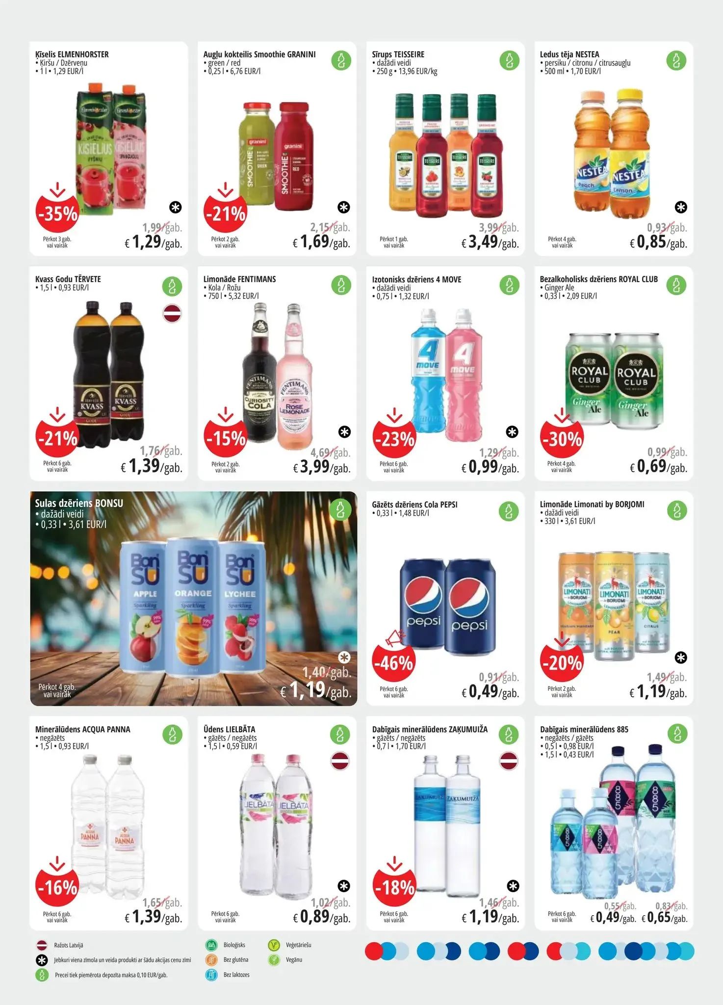 Jaunākais PROMO Cash&Carry akciju buklets, kurā redzamas pašreizējās atlaides un īpašie piedāvājumi.