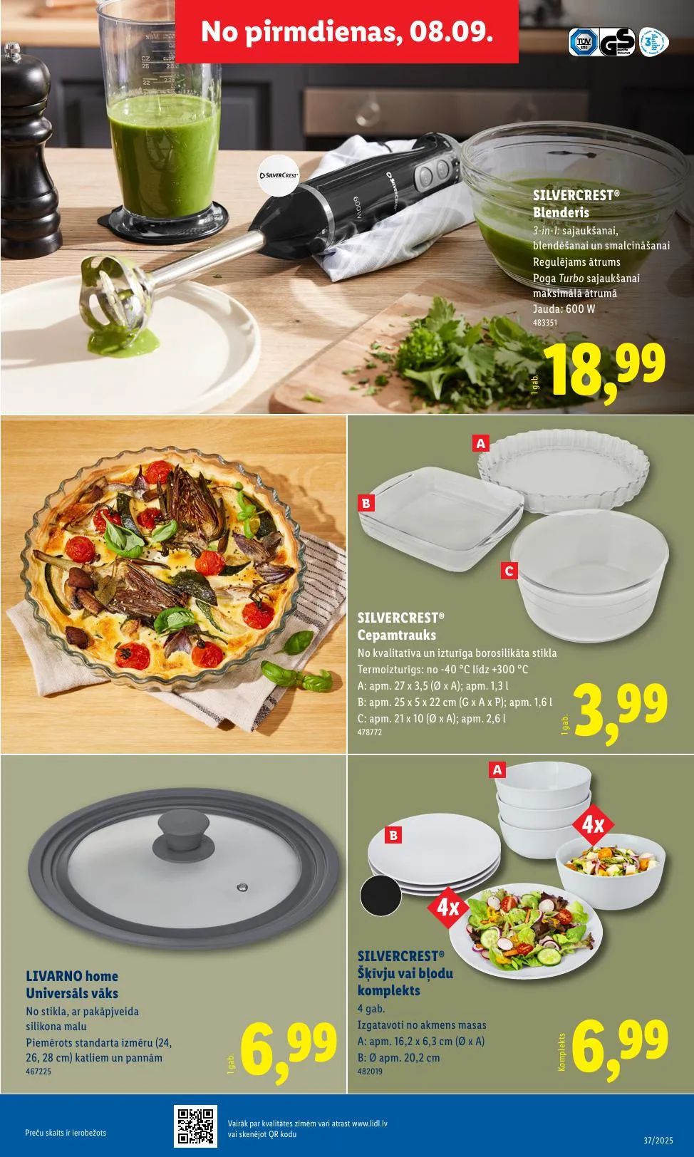 Последний буклет акций Lidl, на котором представлены текущие скидки и специальные предложения.