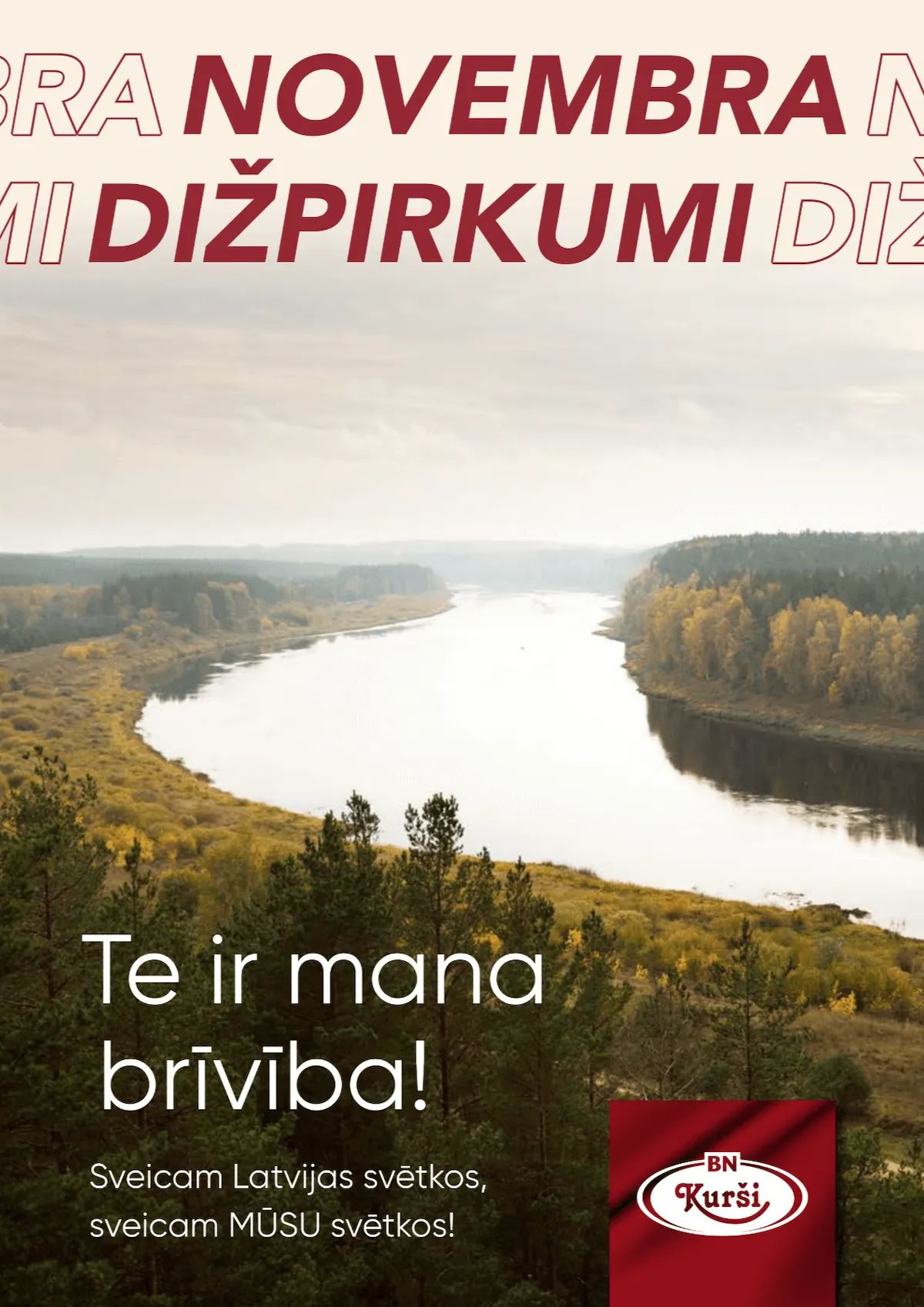 Последний буклет акций Kurši, на котором представлены текущие скидки и специальные предложения.