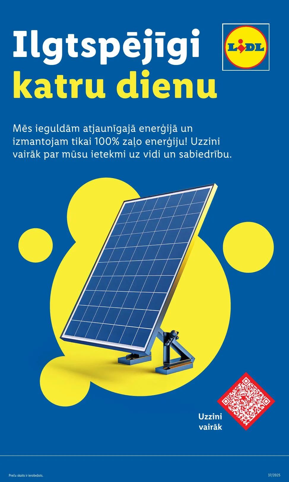 Последний буклет акций Lidl, на котором представлены текущие скидки и специальные предложения.